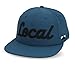 Paramount Outdoors Local 6-Panel Rope Cap Puff Embroidery Local Baseball Cap Hat Comfort Snapback(Slate Blue - One Size)