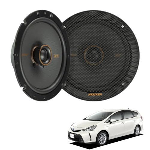 キッカー　KICKER スピーカー トヨタ　プリウス　プリウスα アルファード等 Amazon.co.jp: 【日本正規品・カプラー接続済み発送】トヨタ プリウスα