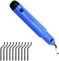 Stylo Pour Ebavureur Outil D'Ébavurage Manuel Amfrpar - Lames 360° Rotatif + 5 Limes Diamant - Pour Métal, Plastique, Impression 3D Enlèvement Bavure Métal