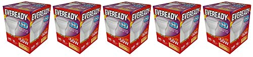 Spot LED GU10 5W Eveready 3000K lot de 5 ampoules pour plafond