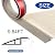 BNELL Floor Transition Strip Self Adhesive-PVC Carpet & Floor Edging Trim Strip,Threshold Transitions Suitable for Threshold Height Less Than 10mm (9.84FT_Gray Wood Grain)