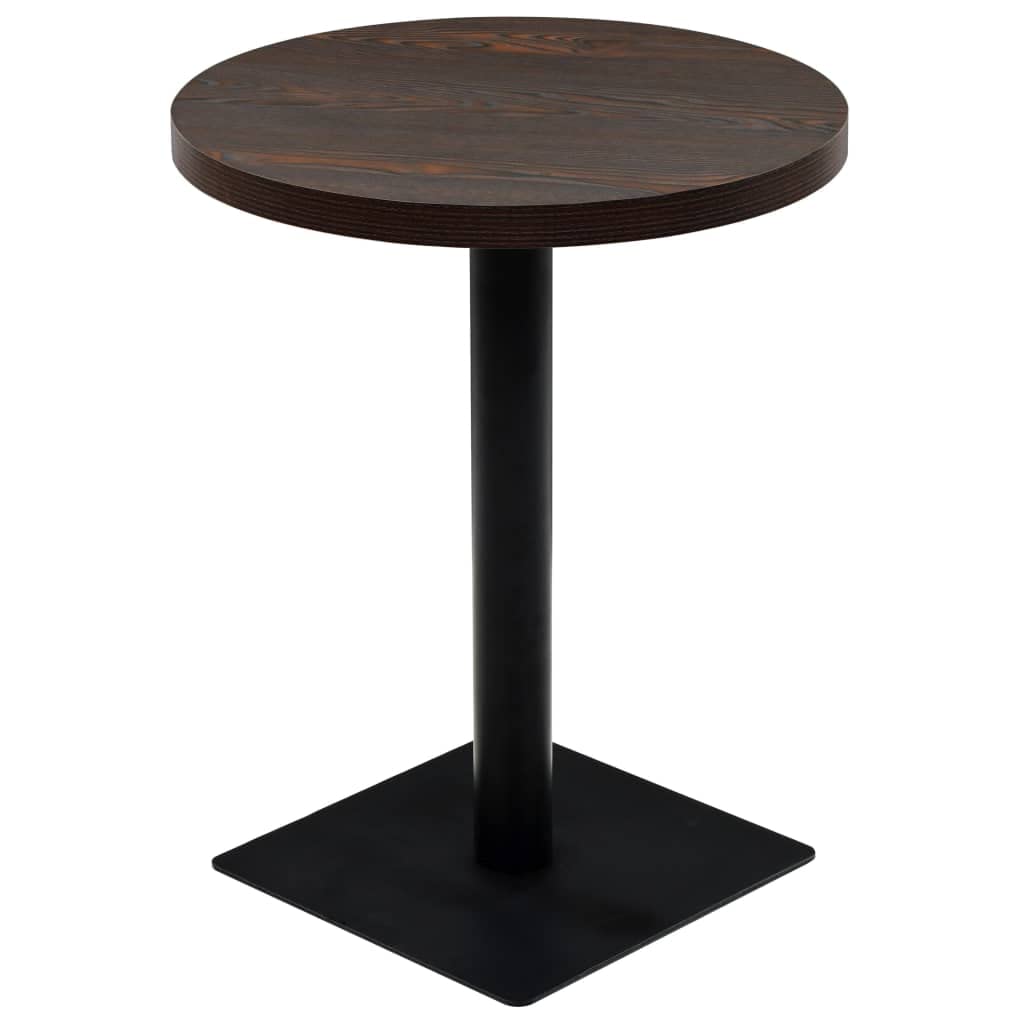 Mesa de restaurante redonda para optimizar espacios reducidos