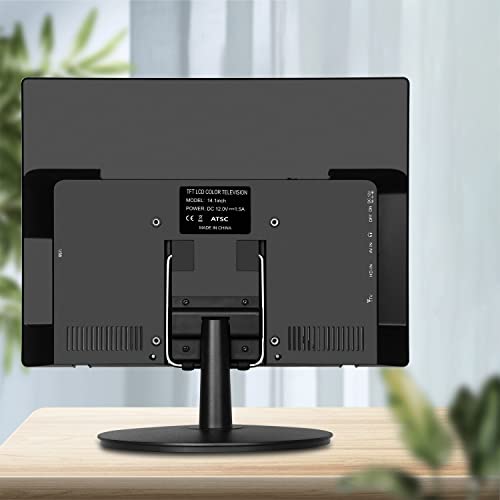 Othoig 14Inch Portable Rechargeable Tv,Small Portable Tv With Antenna,Built-In Usb,Hdmi/Av Slot And Digital Atsc Tuner,12 Volt Tv For Kitchen Rv Car Camping #TOP2