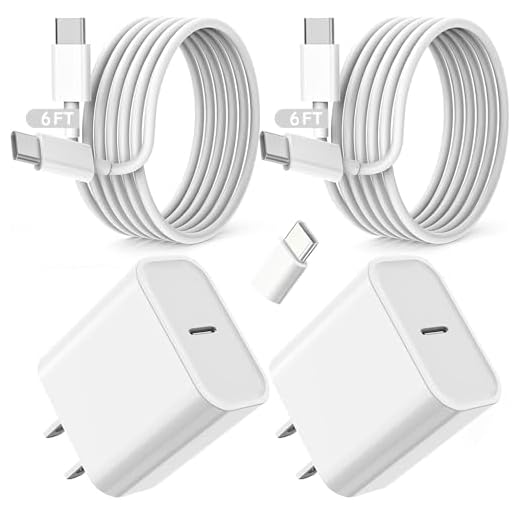Fast iPad Charger,iPad Charger Fast Charging 2Pack Wall Chargers Plug Adapter Type C USB C to C Cable Cord 6ft for iPad Pro 12.9,iPad Pro 11/13inch(M4),iPad Air 5th/4th,iPad mini 6/7,iPad 10/11th(A16)