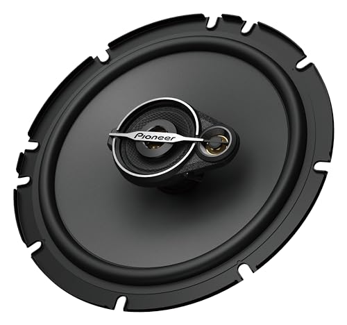 Image of PIONEER A-Series Standard TS-A1671F 6.5 inch 3-Way Speakers (Pair) - 320W Max, Balanced Sound + Smooth Treble, Enhanced Bass, Ideal Factory Upgrade, Installation Adaptors Included