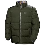 HELLY HANSEN Yu 23 - Chaqueta de plumón reversible, talla L, color verde
