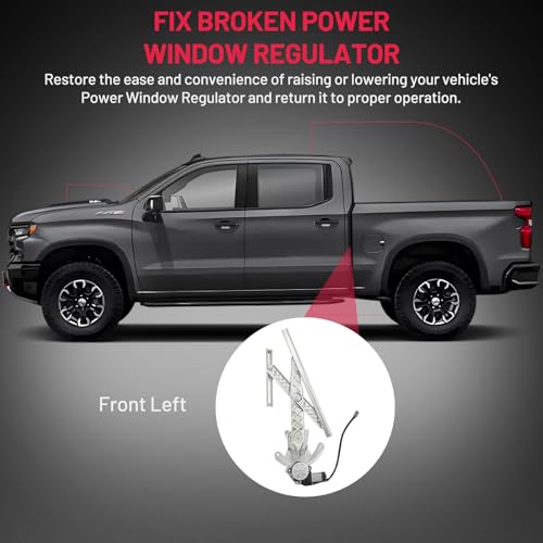 Image of BDFHYK 741-872 Power Window Regulator with Motor Front Left Compatible with Ford Expedition 1997-2002, Ford F-150 2001, Lincoln Navigator 1998-2002