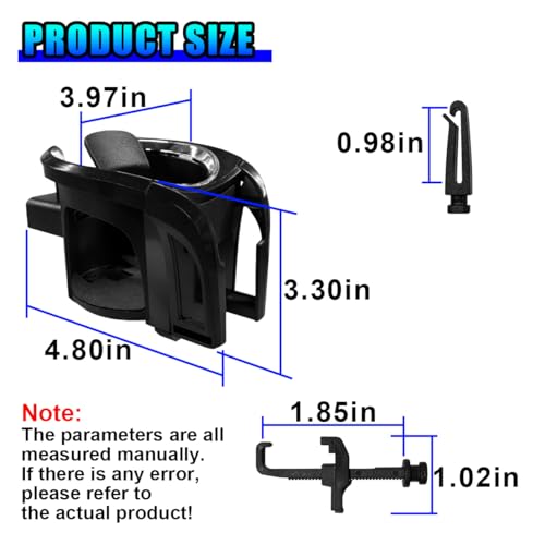 Portavasos 2 en 1 con soporte para teléfono para autos miniatura 2