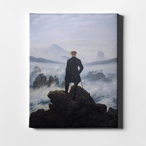 Mer de brouillard Friedrich décoration murale sur toile pour une ambiance salon raffinée