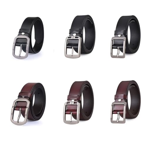 Men's Genuine Leather Belt Classic Pin Buckle Designer Belts Luxury Strap Male Belts3