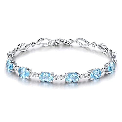Bracelet saphir argent 925 le cadeau de vacances idéal