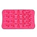 Yunko 24 Cavity Easter Bunny Bear and Duck Silicone Chocolate Candy Molds & Silicone Ice Tray