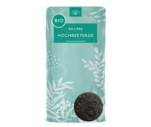 Hochbeeterde 60 L I 100% torffreie Hochbeet Erde I Bio Erde fr  Gemsepflanzen, Blumen und Kruter I Gartenerde fr Hochbeet & in  Deutschland Abgefllt : Amazon.de: Garten