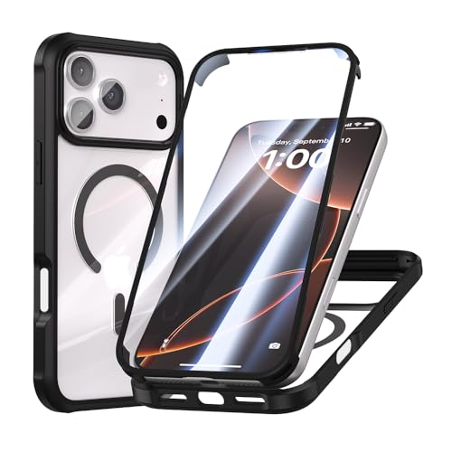 yʁIMagsafeΉIzMcDuLL iPhone 17 Pro Max p P[X 6.9 C` 360xی 9HKX+PCf+TPUop[ ϏՌ C菝h~ ^CX[dΉ y h~ wh~ ACtH17 v