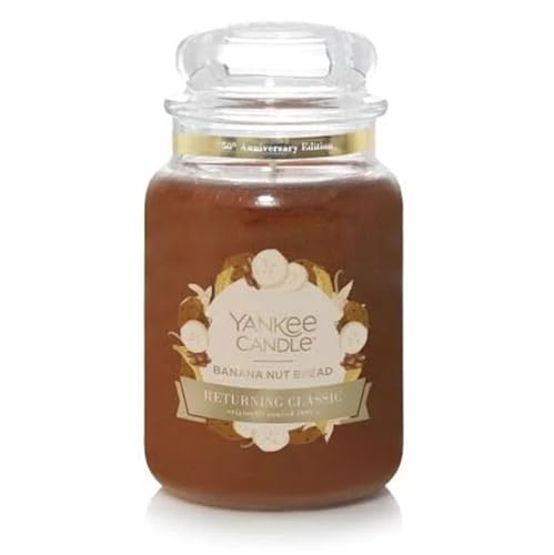 Banana Nut Bread Yankee Large Classic Jar Candle 22oz