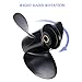 Holdia Propeller 48-77344A45 RH 13 1/4 x17 3 Blade Compatible with Mercury/Mariner 40-140HP Boat Motors