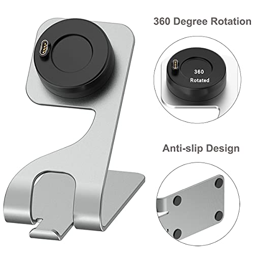 Charger Stand for Garmin Watch - Venu 3s/3/2/2S, Vivoactive 6/5, Instinct 3/2/2s, Fenix 8 7X 7S 7 6 5, Approach S70 S62 S60 S50 S44, Forerunner 965 265 255 165 55, Quatix 7 6, Tactix, Epix Pro, Enduro by Emilydeals - Used condition - Image 3