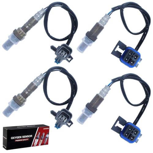 4PCS Oxygen O2 Sensor Upstream Downstream for 2006 2007 Chevy Silverado 1500 Classic Tahoe Chevrolet Suburban Avalanche,GMC Sierra 1500 Yukon XL 4.3L 4.8L 5.3L 6.0L 234-4337 234-4018 Cadillac Escalade