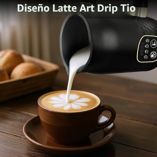 Miniatura 6 de Espumador De Leche Eléctrico - Espumador De Leche 4 En 1 Para Chocolate Caliente Con Control De Temperatura, Espumador De Leche Automático Para Espuma Caliente Y Fría Con 2 Batidores Para Capuchino