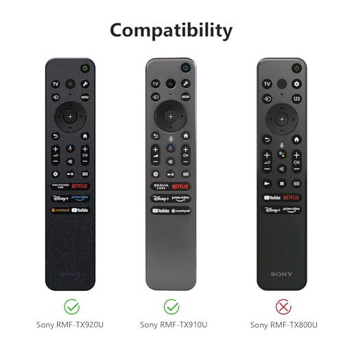 Image of Silicone Cover Case Compatible with Sony Bravia Smart Tv 2023 2024 2025 Voice Remote RMF-TX910U (Luminious Green) [Remote NOT Included]