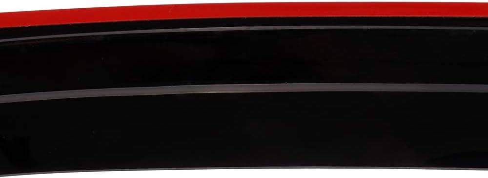 SCITOO Outside Mount Window Visor Deflector Rain Guard Dark Smoke, 4 Pcs Set Fit for 2004-2008 for Acura TSX