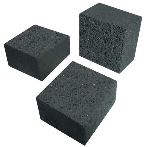 Cocous Natural Flat Coconut Charcoal Incense Hookah Shisha Narguile Coal Coconut Shell Briquette Coals 1Kg - 96 Pieces 25X25X18Mm Flats #TOP6