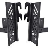 2Pcs Hook On Bed Frame Brackets Adapter for Headboard or Footboard, Upgraded #711 Bolt-on to Hook-on