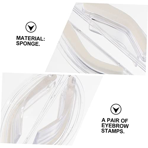 Beavorty Kit di stencil per sopracciglia, timbro