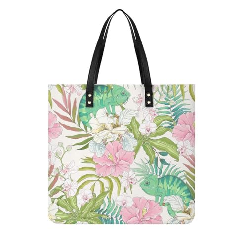 Sac à bandoulière animal vert pour femmes le tote bag parfait en escapade et voyage