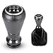 Pomello Leva del Cambio, Leva del Cambio Adattatore Manuale a 5 Marce, per Peugeot 106 107 205 206 207 306 307 308 309 405 406 407 508 605 607 806 807 Citroen C1 C3 C4