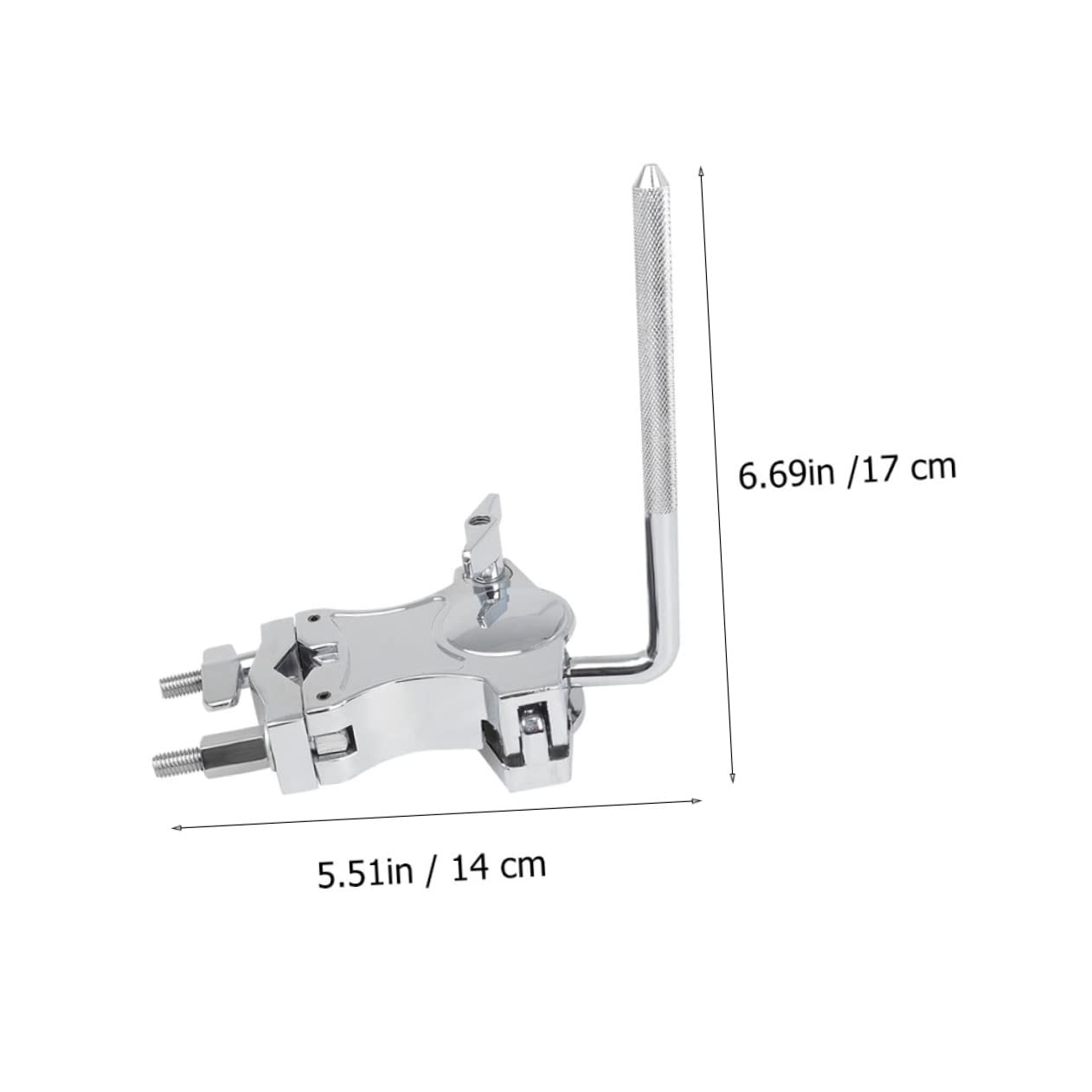 BESPORTBLE Drum Expansion Clip Sturdy Alloy Instrument Clamp for Various Stands Fully Rotating Holder Easy Installation Reliable Replacement Part for Drummers