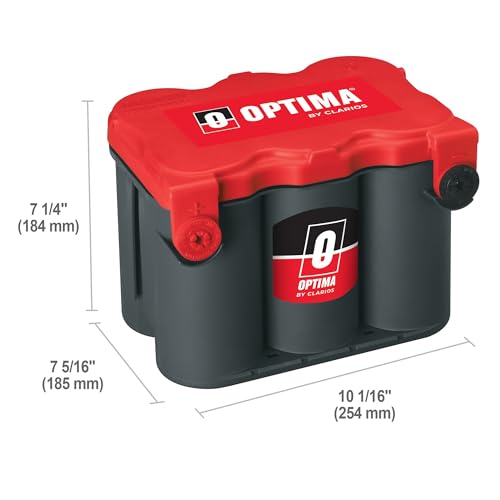 OPTIMA Batteries High Performance 78 RedTop Sealed AGM Car, Truck and SUV Starting Battery, 800 CCA, Side Terminals, Maintenance Free, Versitile Mounting - Image 3