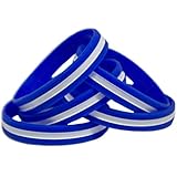 Thin White Line Bracelet EMS EMT Paramedic Emergency Medical Services Support· 1, 5, 10, 25, 50, 100 Packs