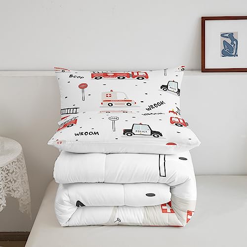 Parure de lit ambulance pour enfants qui transpirent la nuit avec housse double