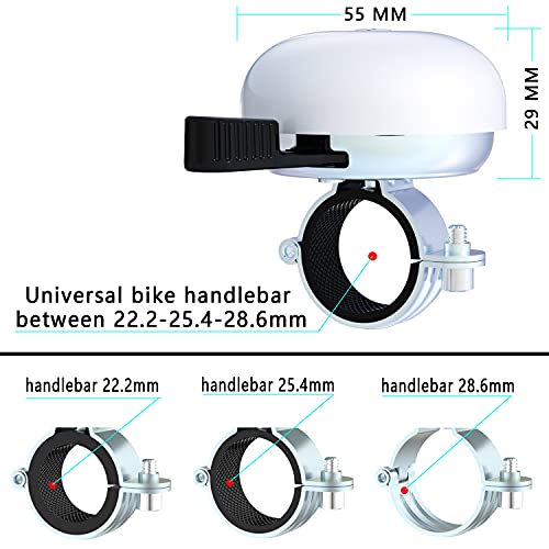 Greallthy Bike Bell Classic Bicycle Bell For Beach Cruise Bike Ring Bell With Loud Sound Bells For Road Mountain Bike Handlebars Adults Kids #TOP3