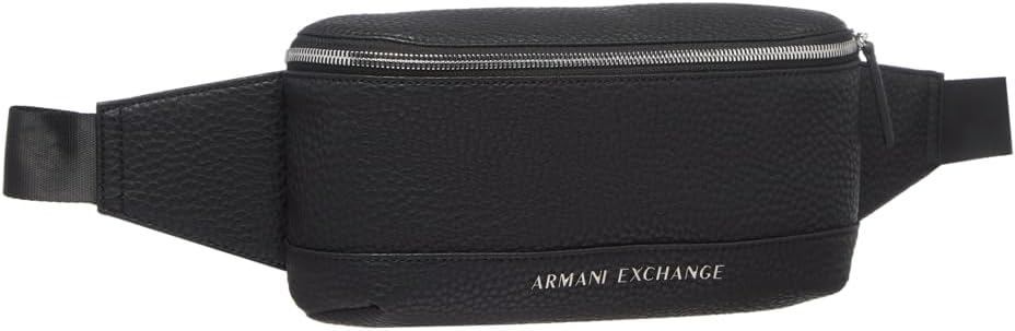 Armani Exchange Men's Pebble Waist Bag, Black, One Size - Image 2