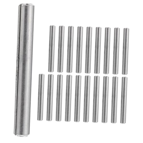 iplusmile Chevilles de Positionnement Inox 304 5x30 Mm, Goujons Cylindriques 20 Pièces pour Supports D'étagère et Fixation de Meubles, Épingles de Montage Multifonctions pour Armoires et Étagères
