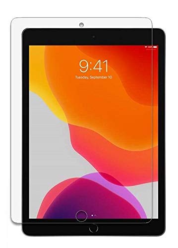 Engo Apple iPad 7. Nesil 10.2 İnç İle Uyumlu Ekran Koruyucu 9h Temperli Kırılmaz Esnek Nano Cam, Çizilmeye Ve Darbeye Dayanıklı Koruma, Hd Şeffaf