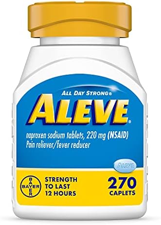 Aleve Pain Relief Naproxen Sodium Caplets ‐ 270 Count