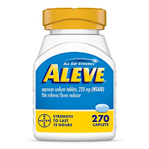 Aleve Pain Relief Naproxen Sodium Caplets â 270 Count