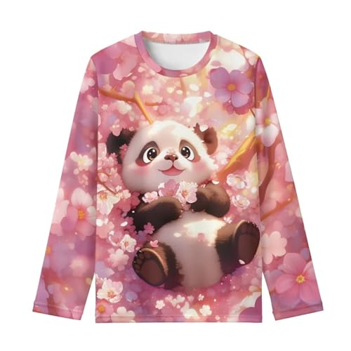 Image of Renewold Boys Girls Tees Kids T-Shirt Long Sleeve Crewneck T Shirts Casual Athletic Tops Clothing for Home School Travel