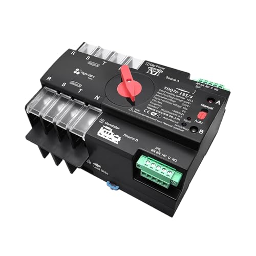 Inverseur double alimentation automatique 4P 63A 230V commutateur de transfert pour générateur
