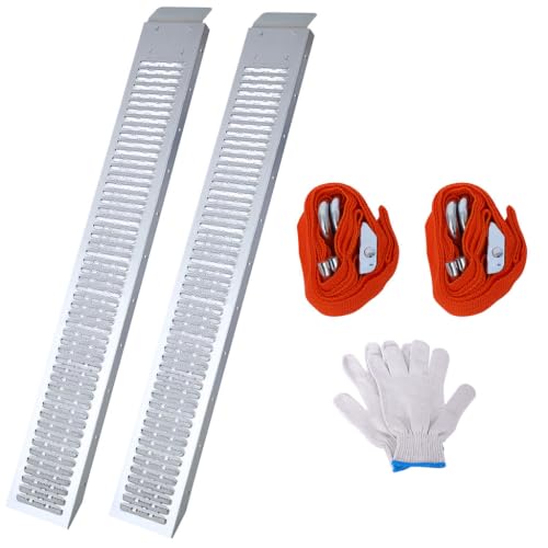Set de 2 rampas de carga de acero 74 in con capacidad 960 lb miniatura 1