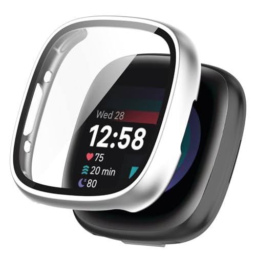 KANOYO Ή Fitbit Sense 2/Versa 4 P[X Fitbit sense2/Versa 4 Jo[ [dΉ Sʕی PCf+KXtB ̌^ یP[X EȒP ϏՌ wh~ h~ LYh~iVo[j