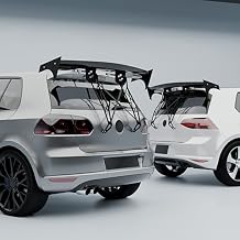 Rear Tailgate Window Roof GT Racing Spoiler Wing Hatch Mount Hatchback Compatible with Volkswagen VW Golf GTI R MK 4 5 6 7 8 IV V VI VII VIII