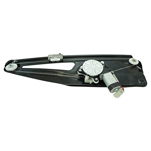 Image of TRQ Rear Right Power Window Regulator & Motor Assembly Passenger Side Compatible with 2003-2009 Land Rover Range Rover RO1551101