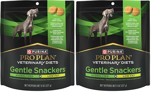 Pro Plan Veterinary Diets Purina Gentle Snackers Hydrolyzed Plus Low Fat Dog Treats - 8 oz. Pouch