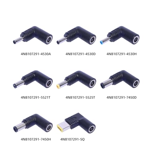 Qaonsciug Adaptador para portátiles DC6.0 x 3.7, 240 W a 7.4 x 5.0 mm, 5.5 x 2.5 mm, 5.5 x 2.1 mm, 4.5 x 3.0 mm