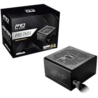 ASRock PRO Series 750 W ATX 3.1 Compatible 80 PLUS GOLD Certified Power Supply