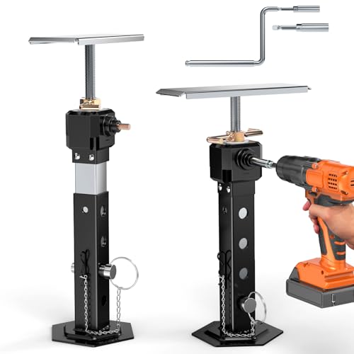 2024 New Upgraded RV Slide Out Supports 2 Pcs [Allow Drill Adjust] Heavy Duty RV Stabilizer Jacks for RV, Camper and Travel Trailer, Supports Up to 5,000 lbs and Adjustable from 13.2